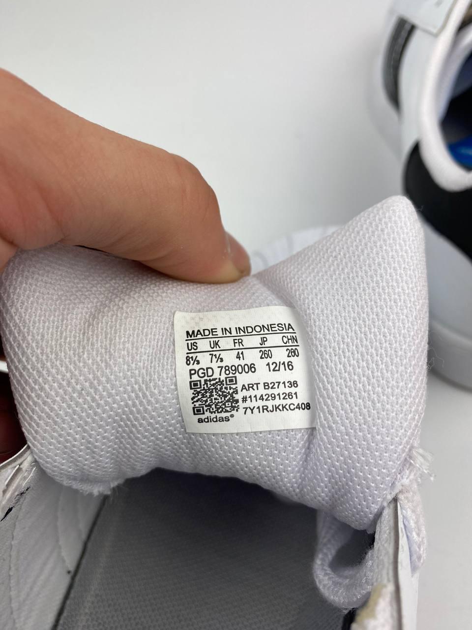 Білі чоловічі кросівки Adidas Superstar White 36-45 41