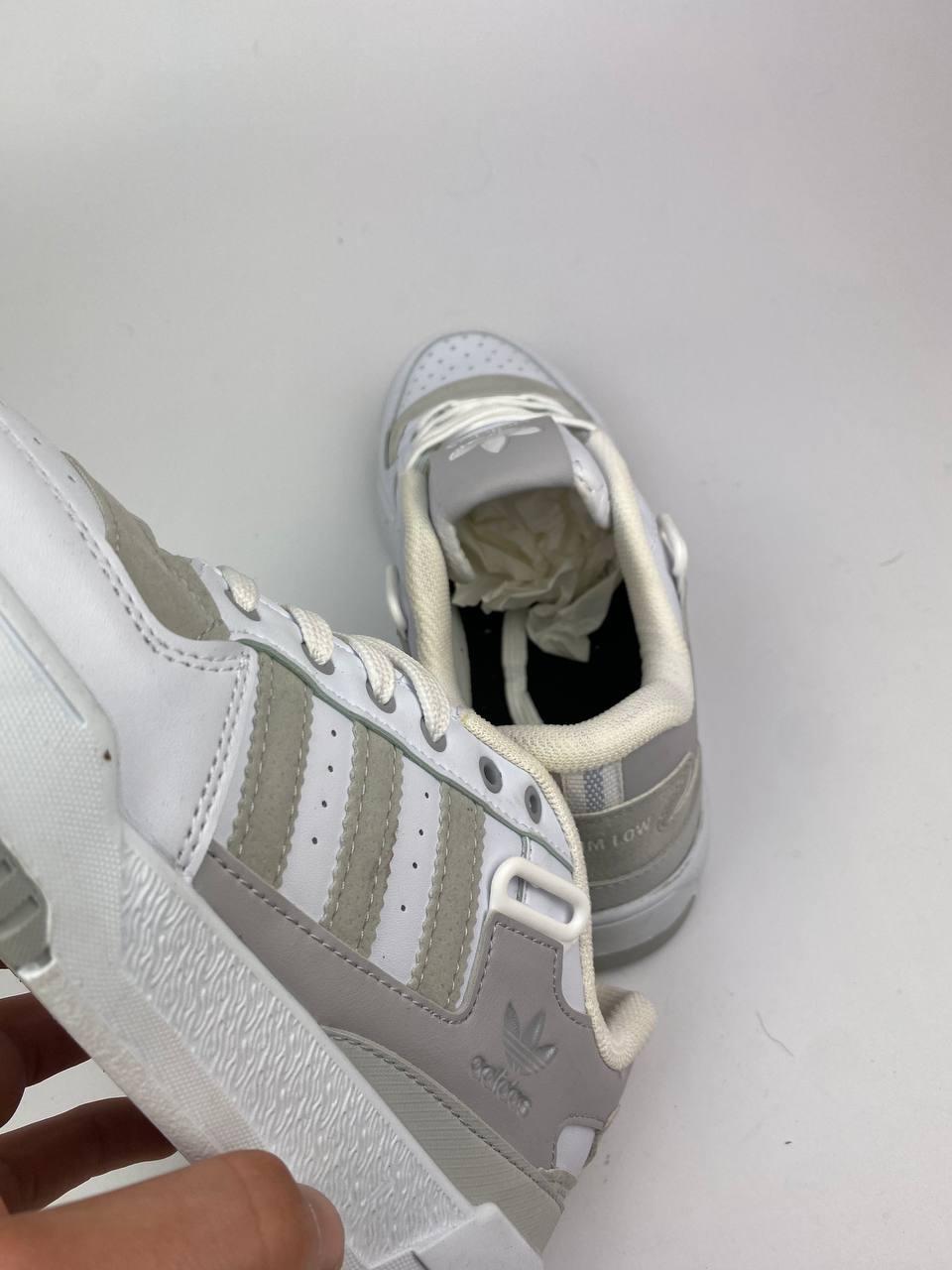 Білі чоловічі кросівки Adidas Forum Low White Grey 40-44