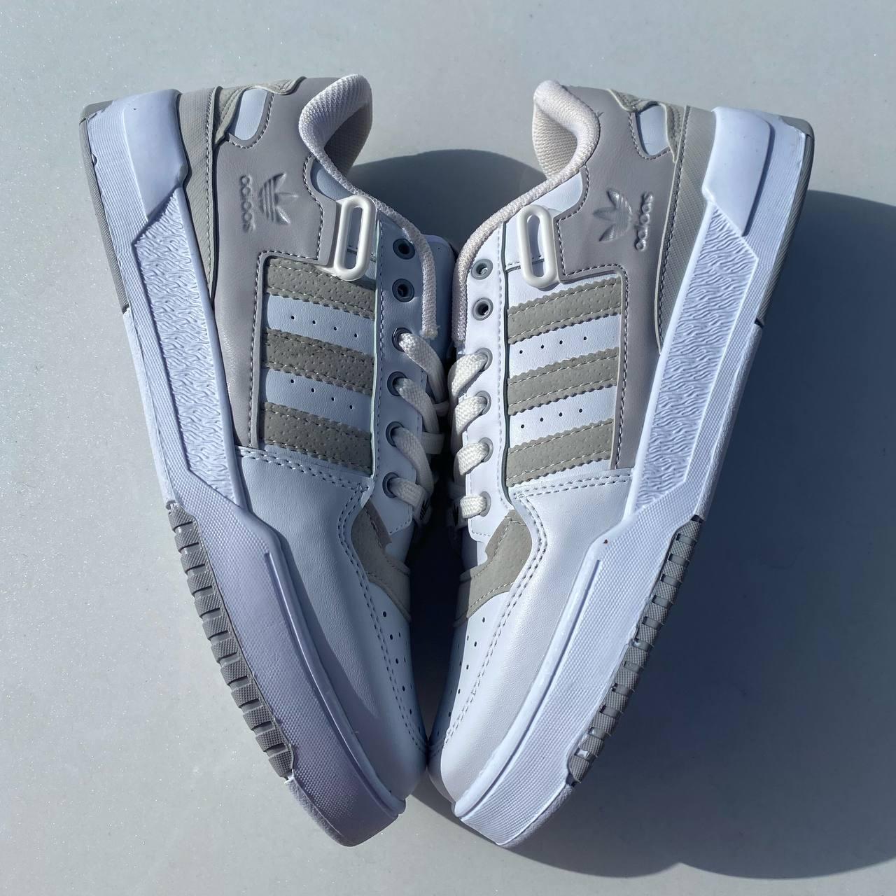 Білі чоловічі кросівки Adidas Forum Low White Grey 40-44