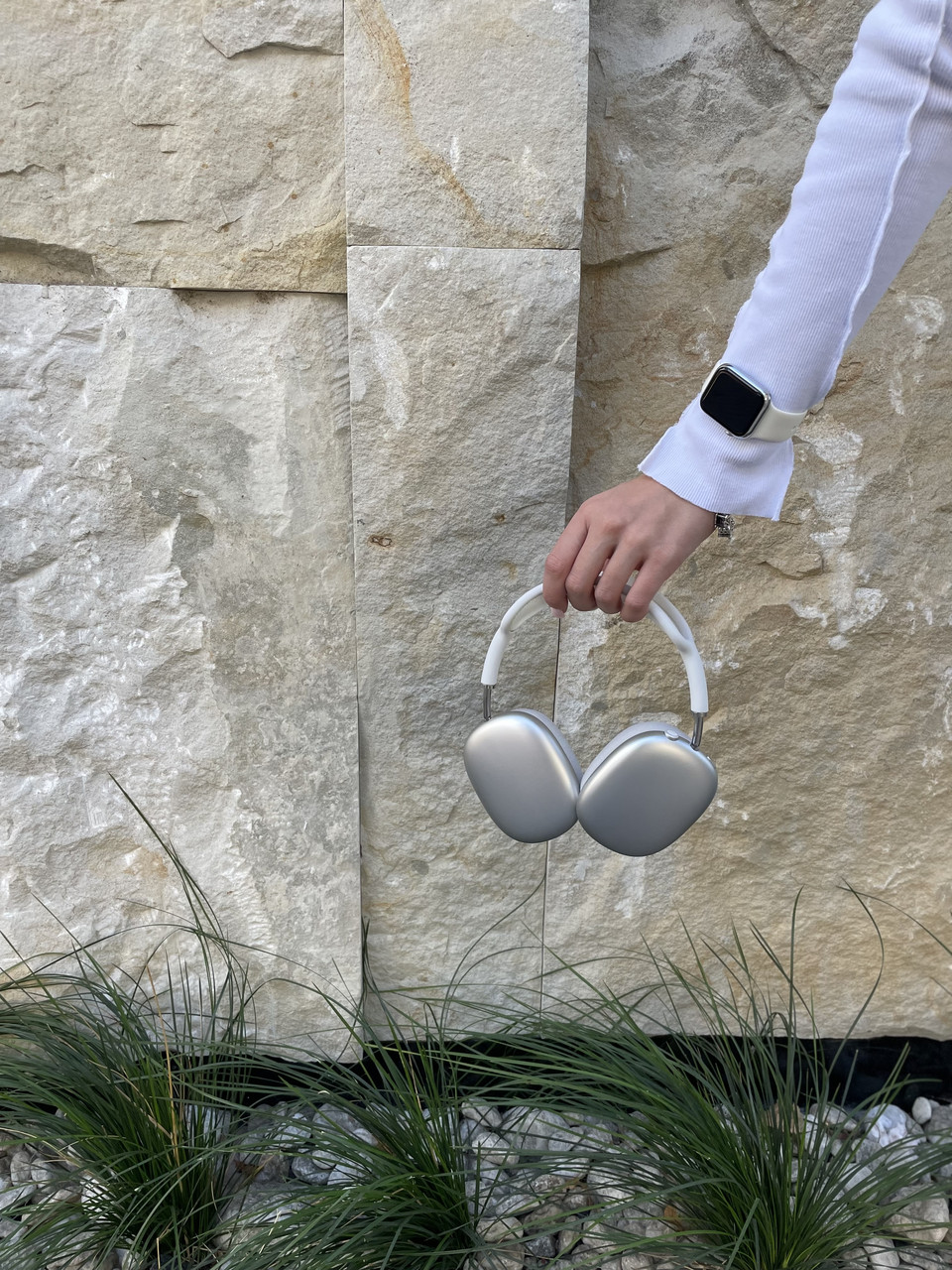 Топові навушники AIRPODS MAX AirOha-Tiger Silver