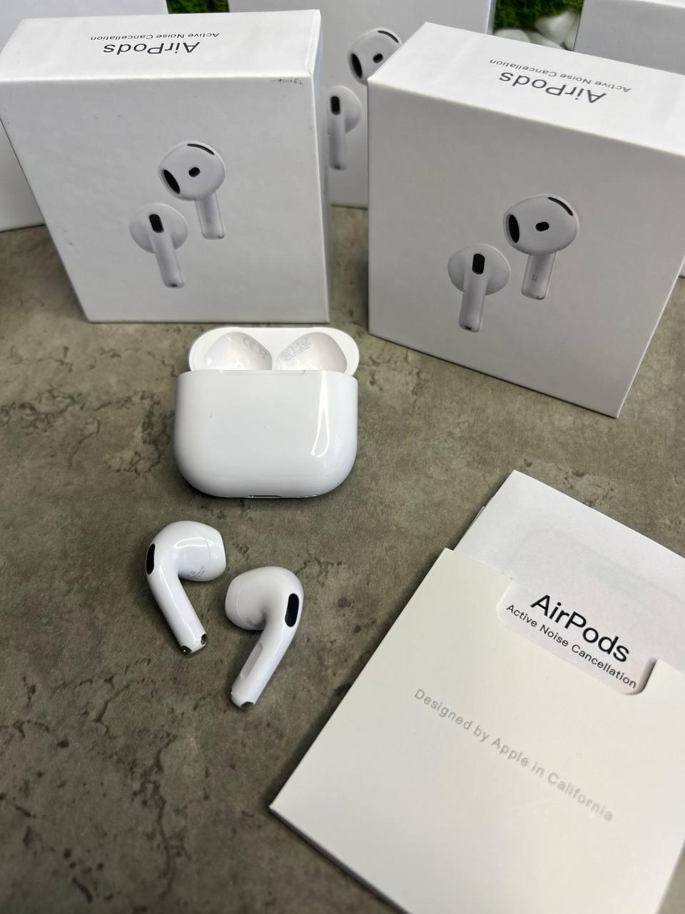 Бездротові навушники Airpods 4. ЯКІСТЬ 1:1 ГАРАНТІЯ