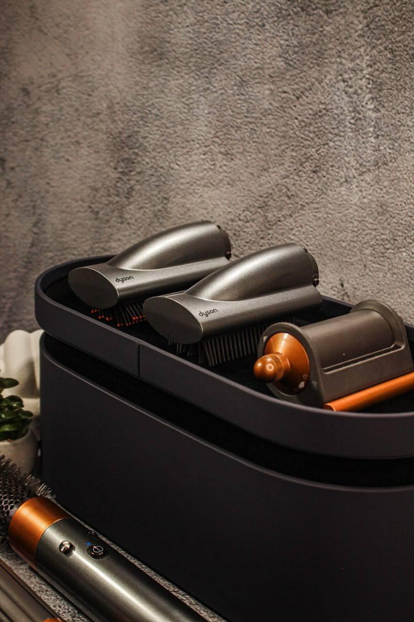 Фен-Стайлер DYSON Airwrap Long HS05 Gold Nickel + Подарунок