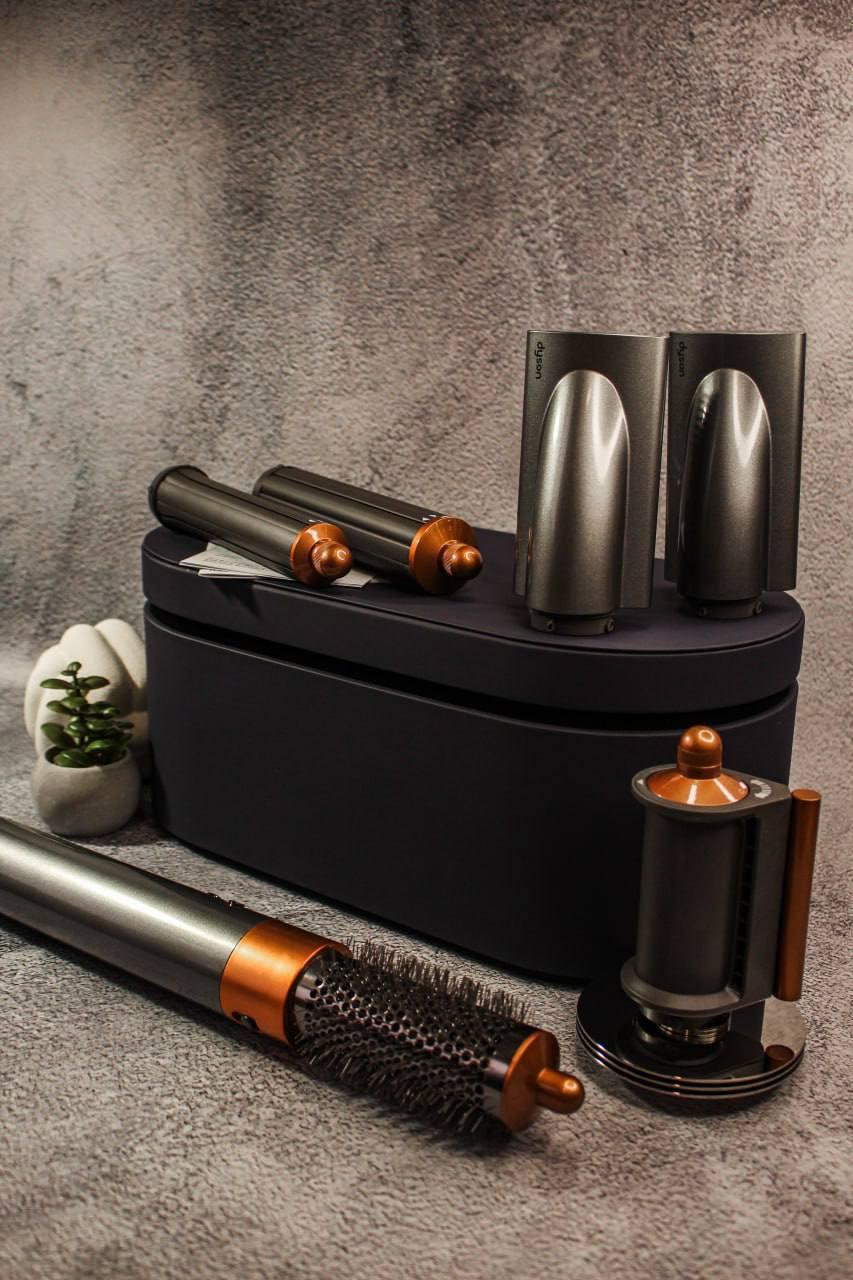 Фен-Стайлер DYSON Airwrap Long HS05 Gold Nickel + Подарунок