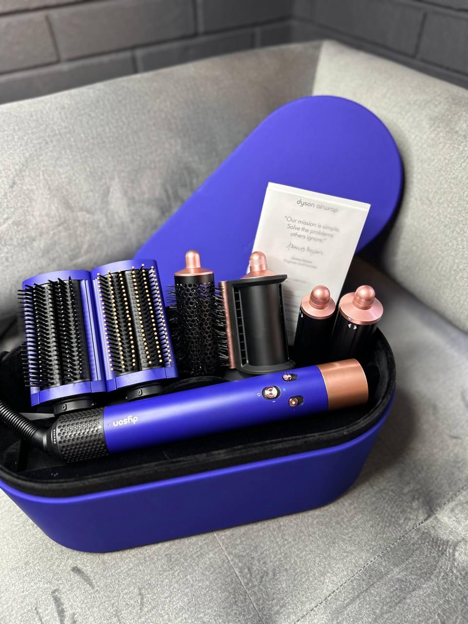 Фен-Стайлер Dyson Airwrap HS05 Complete Long Blue/Rose + Подарунок