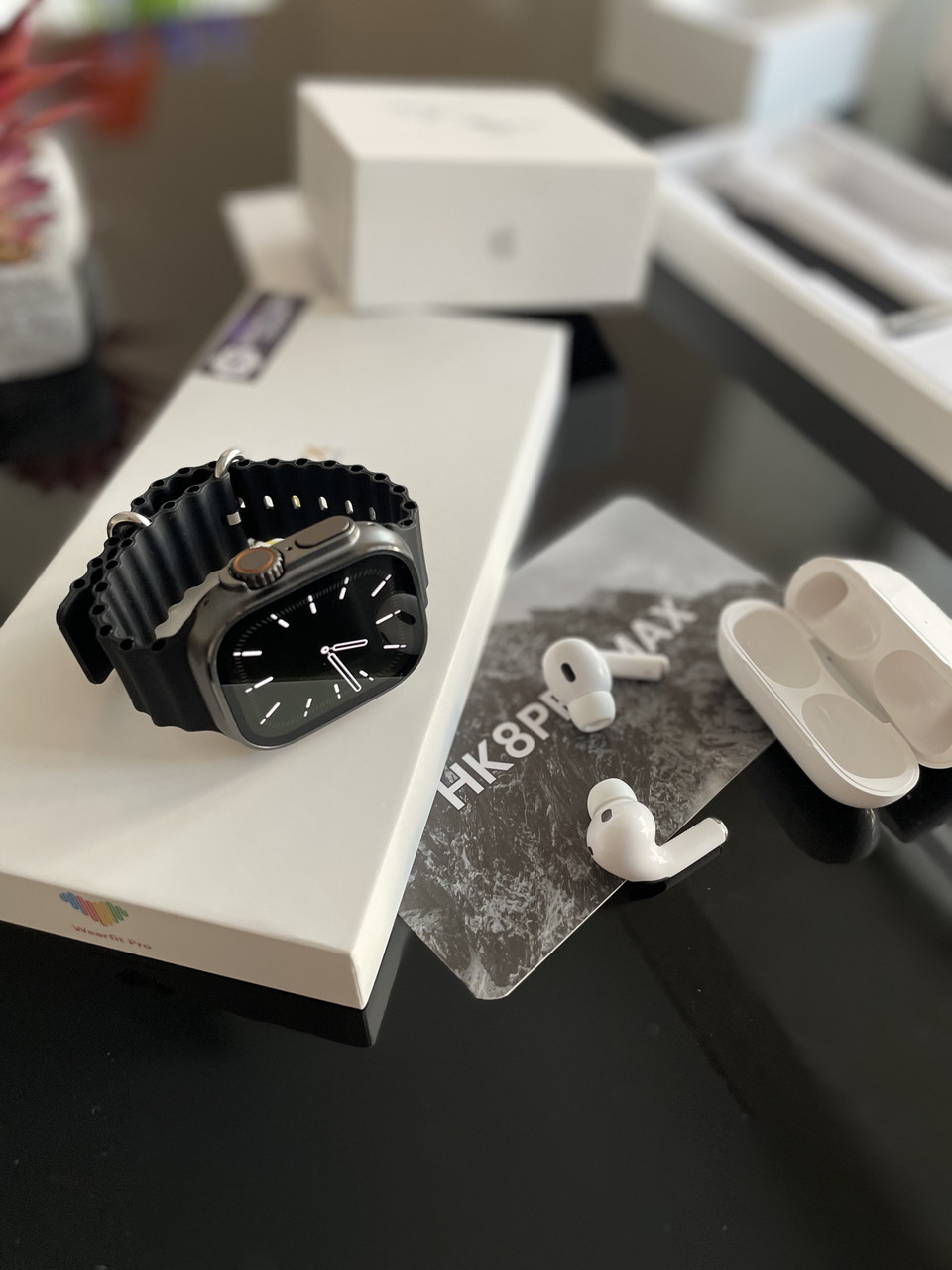 Фірмовий набір HK8 Pro Max та Airpods Pro 2 Full