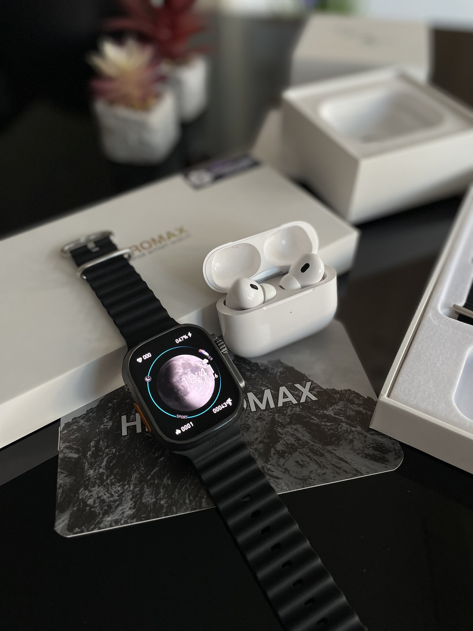 Фірмовий набір HK8 Pro Max та Airpods Pro 2 Full