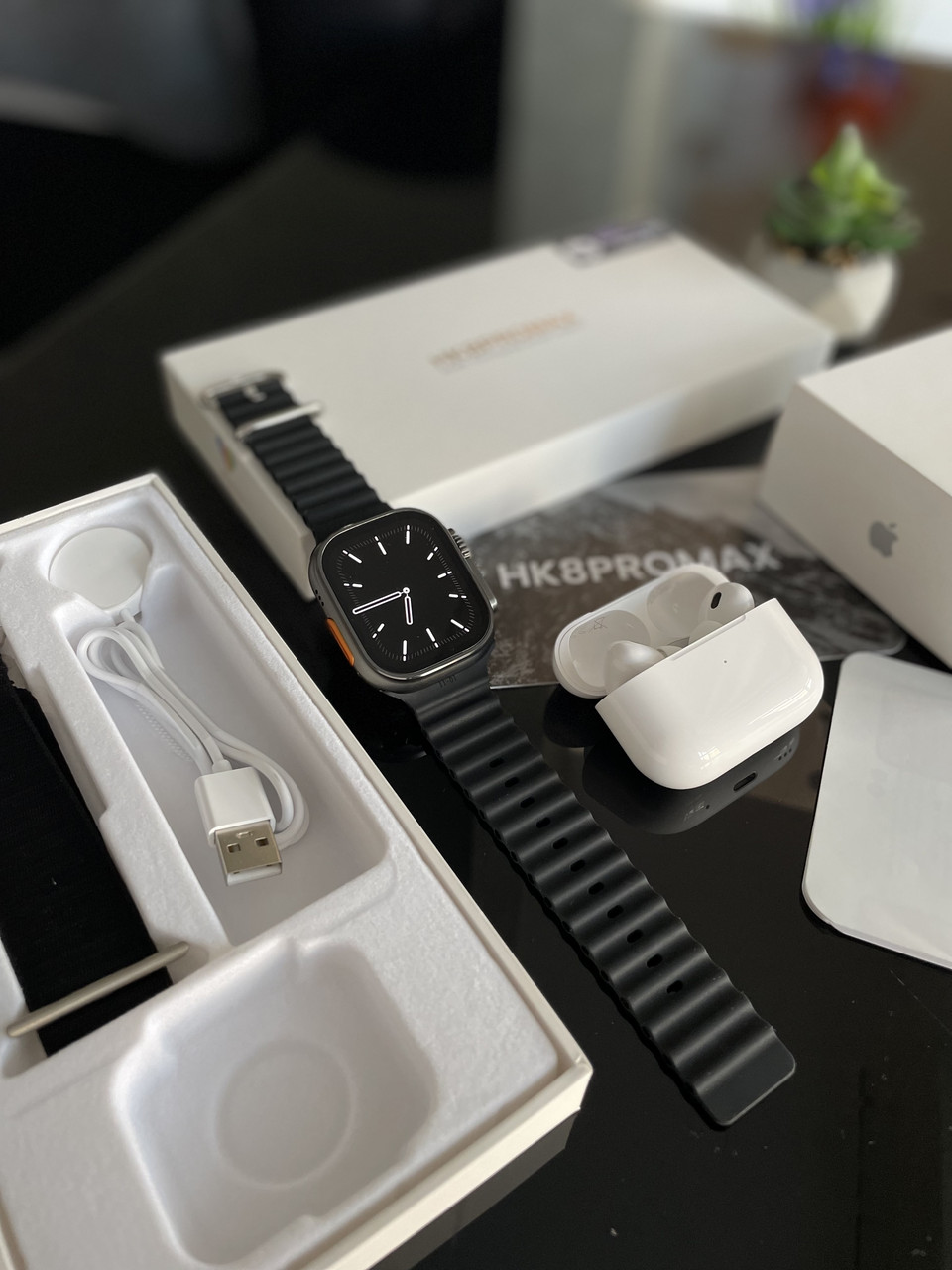 Фірмовий набір HK8 Pro Max та Airpods Pro 2 Full