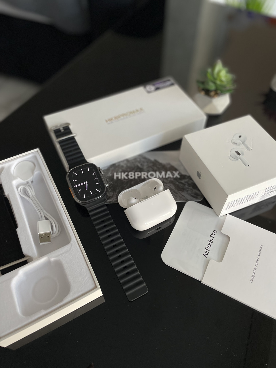 Фірмовий набір HK8 Pro Max та Airpods Pro 2 Full