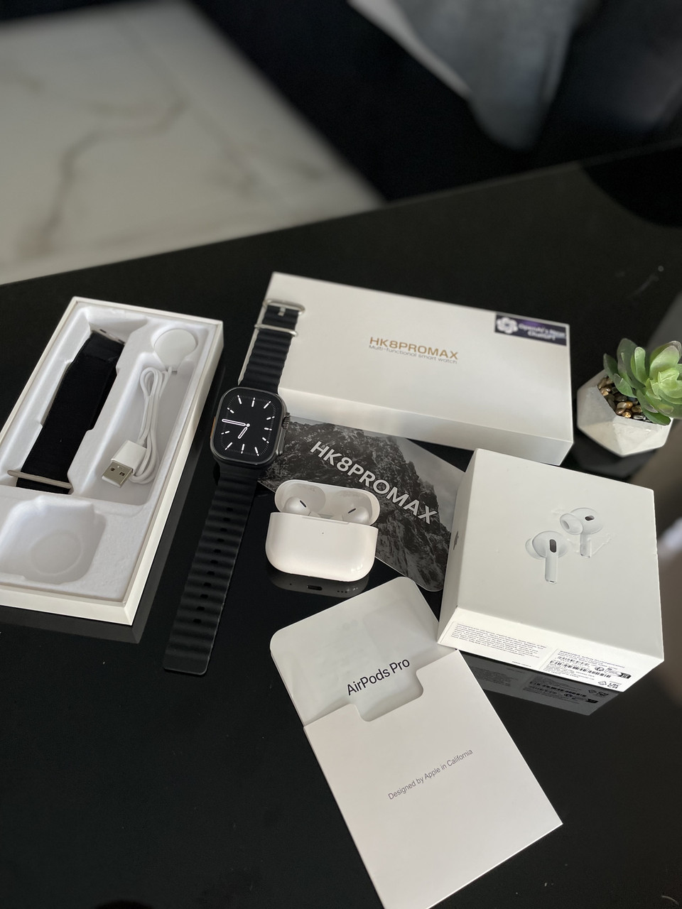 Фірмовий набір HK8 Pro Max та Airpods Pro 2 Full