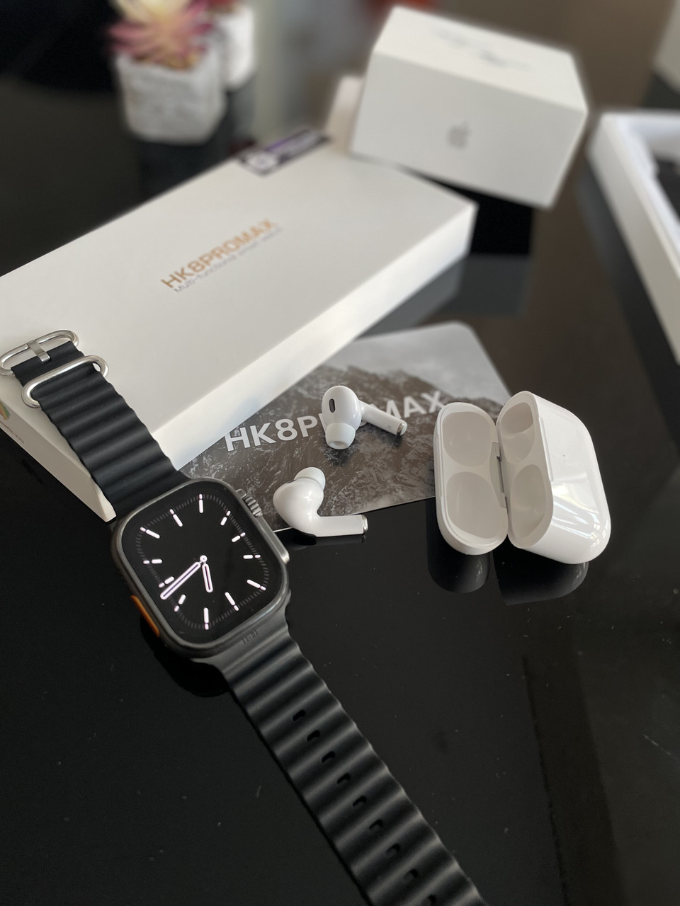 Фірмовий набір HK8 Pro Max та Airpods Pro 2 Full