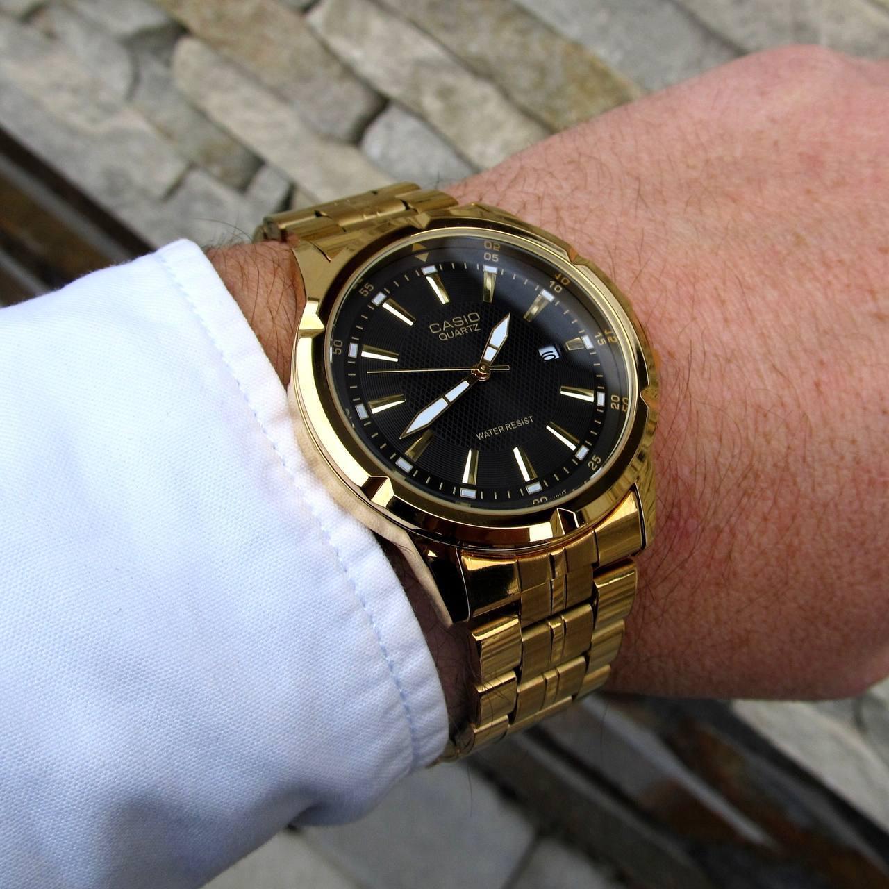 Класичний чоловічий годинник Casio Classic Golden