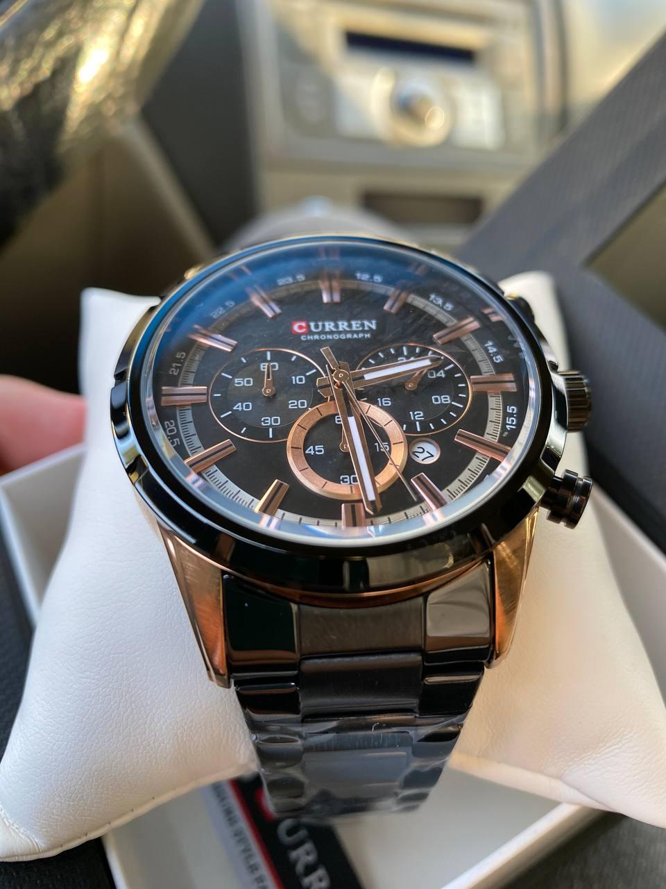 Класичний чоловічий годинник Curren M-8355 Black