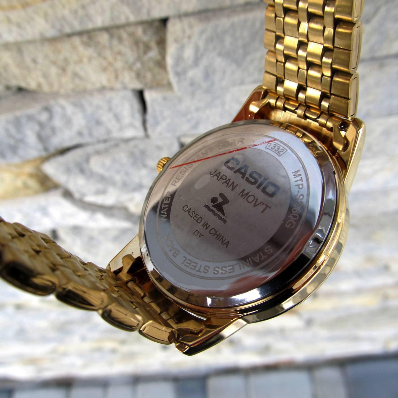 Класичний чоловічий годинник Casio Classic  MTP-S280G Golden