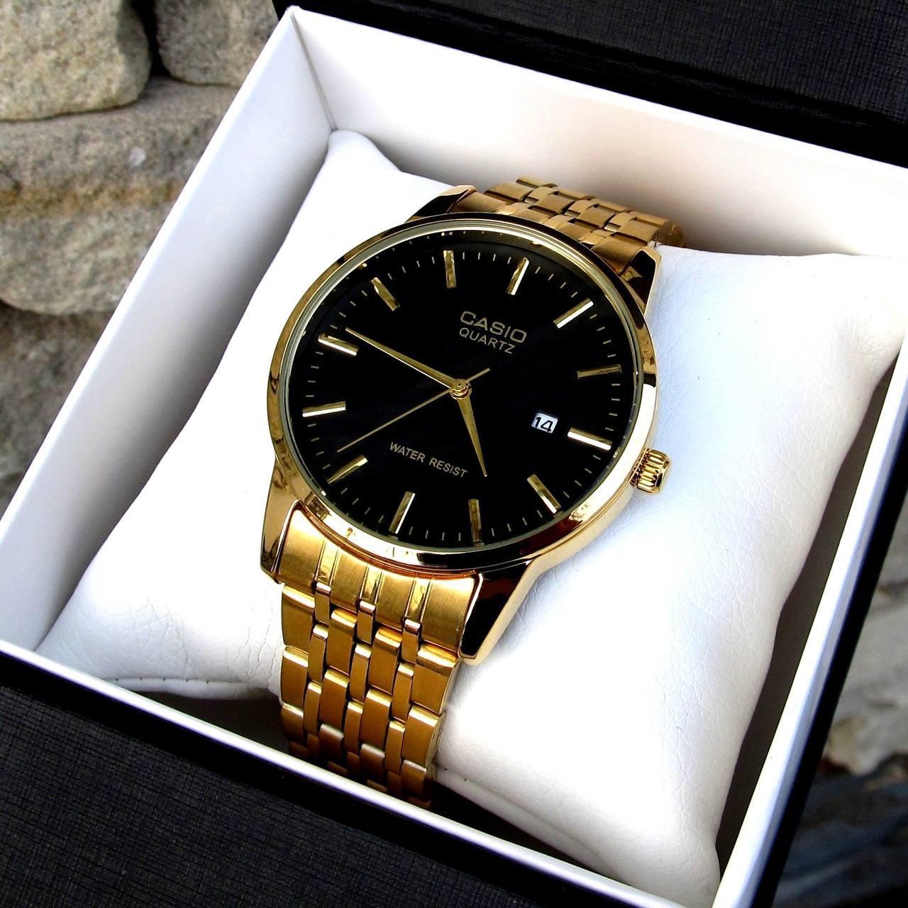 Класичний чоловічий годинник Casio Classic  MTP-S280G Golden