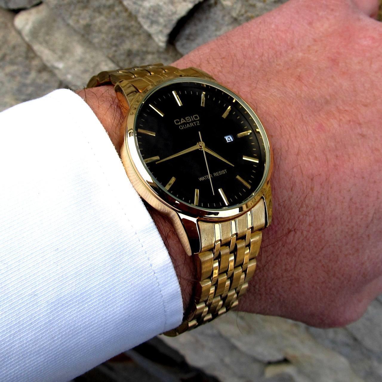 Класичний чоловічий годинник Casio Classic  MTP-S280G Golden