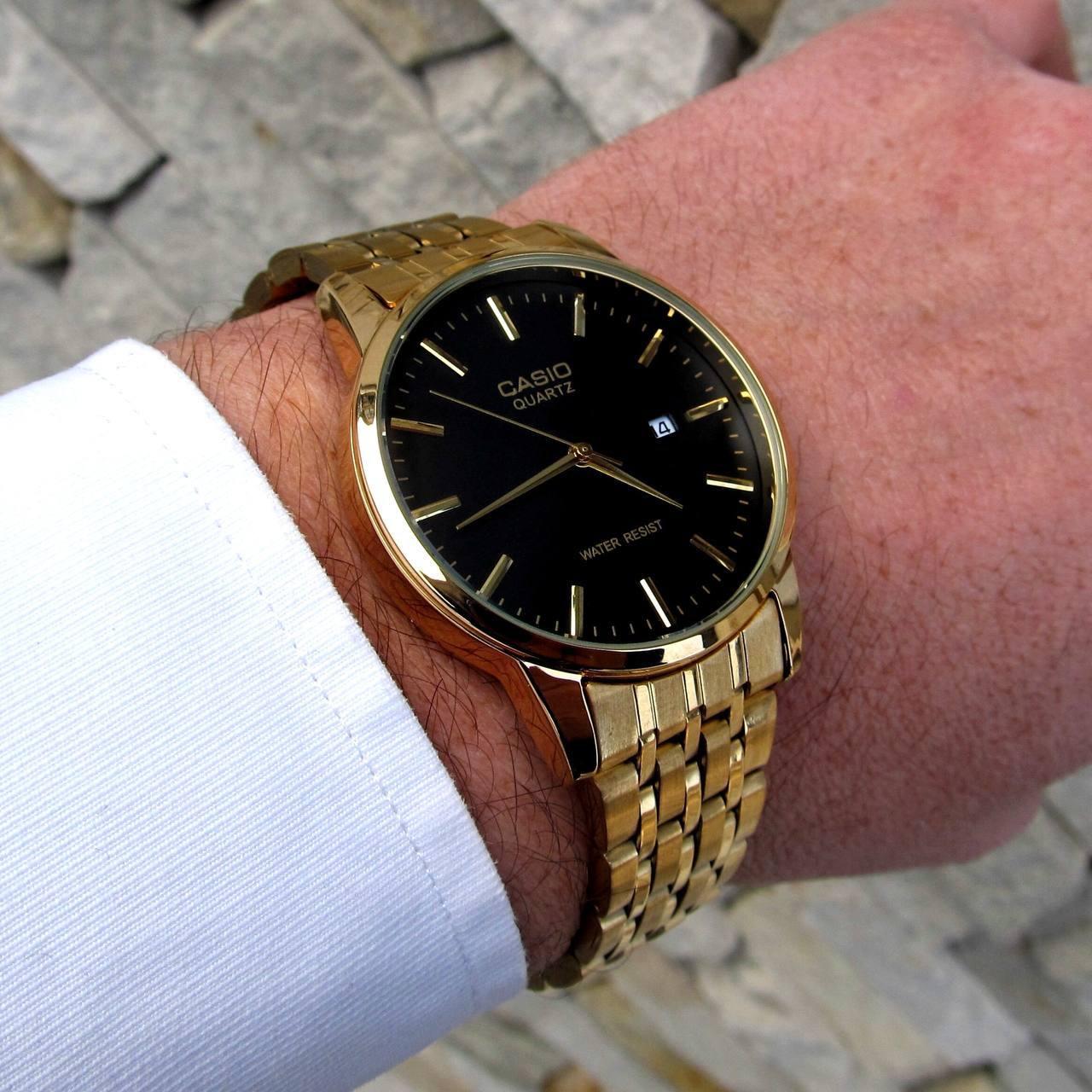 Класичний чоловічий годинник Casio Classic  MTP-S280G Golden