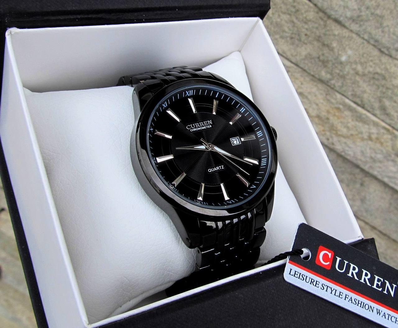 Класичний чоловічий годинник Curren M-8052 Black