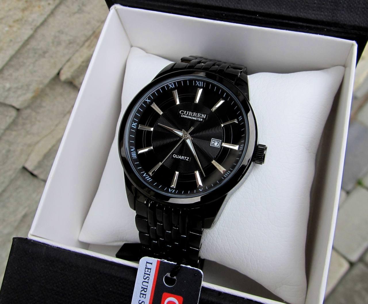 Класичний чоловічий годинник Curren M-8052 Black