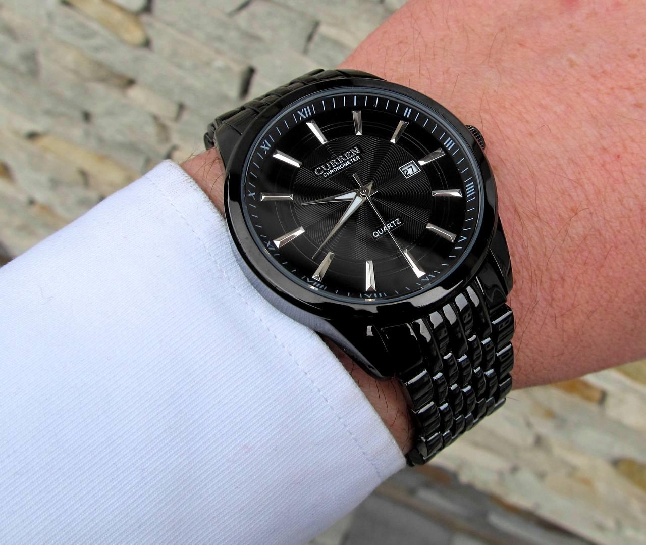 Класичний чоловічий годинник Curren M-8052 Black