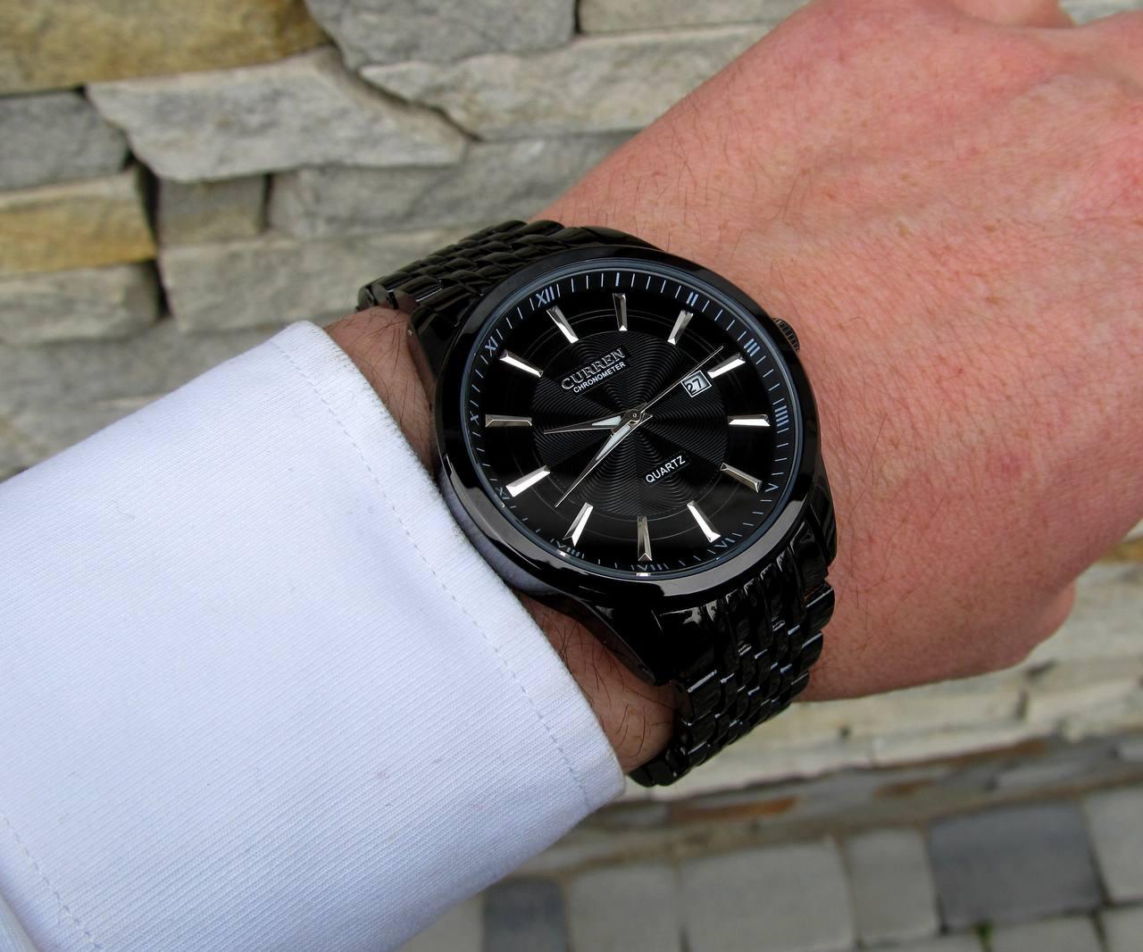 Класичний чоловічий годинник Curren M-8052 Black