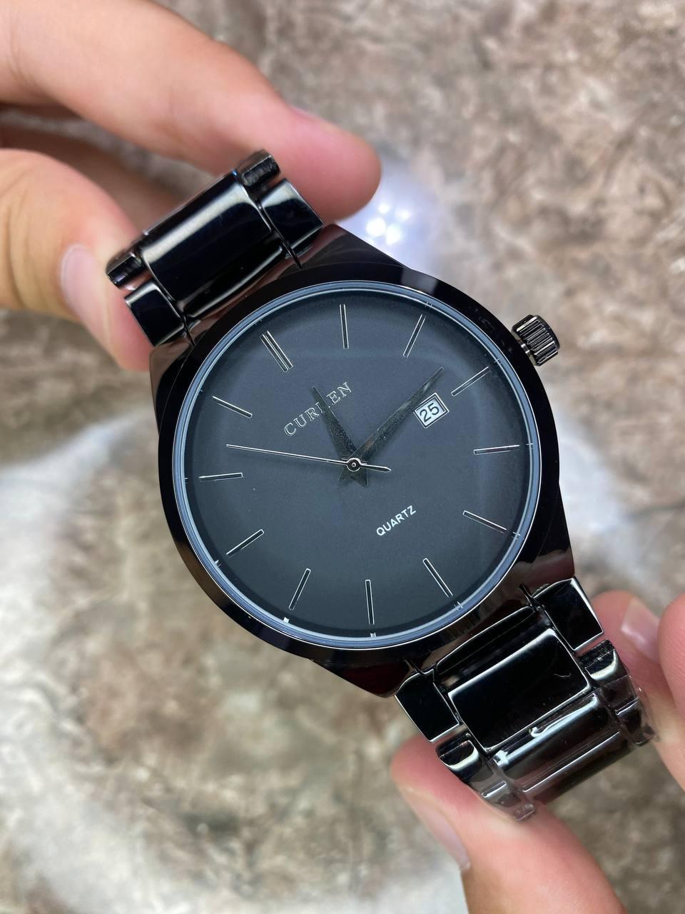 Класичний чоловічий годинник Curren Black