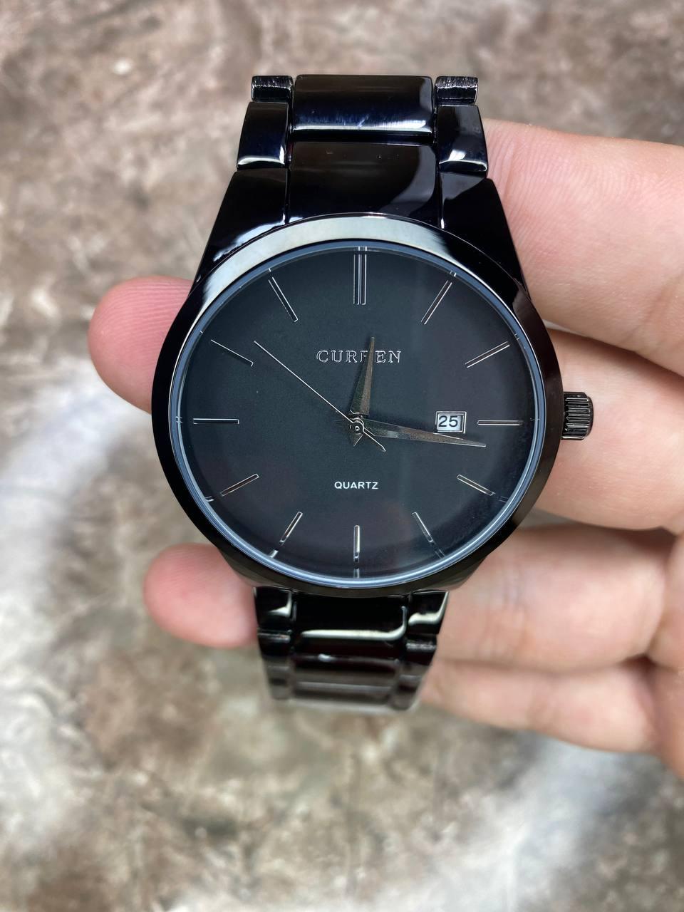 Класичний чоловічий годинник Curren Black