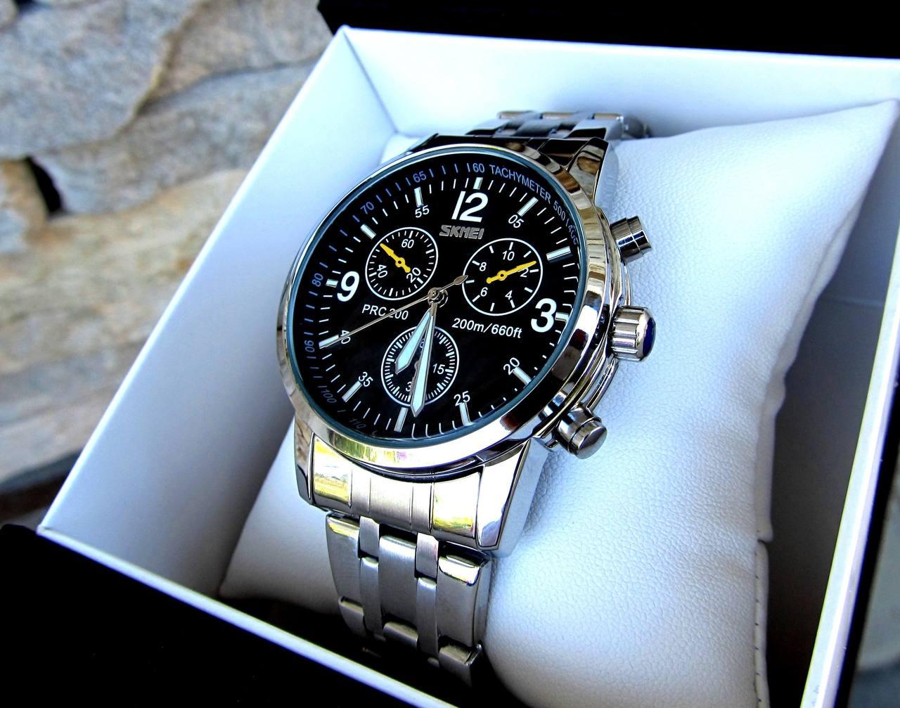 Класичний чоловічий годинник SKMEI 9070 SR626SW