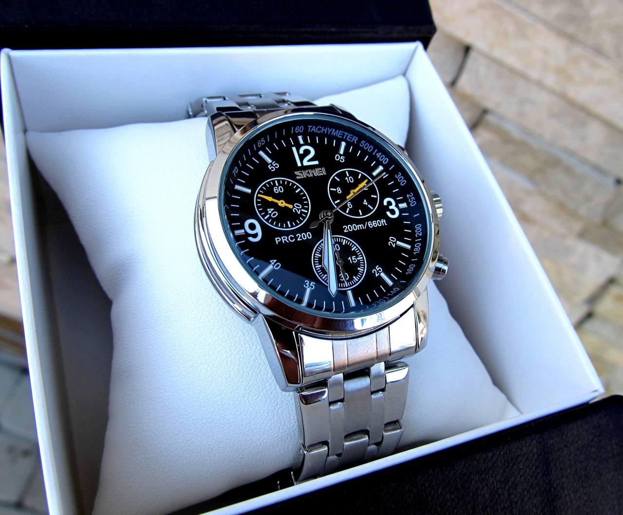 Класичний чоловічий годинник SKMEI 9070 SR626SW
