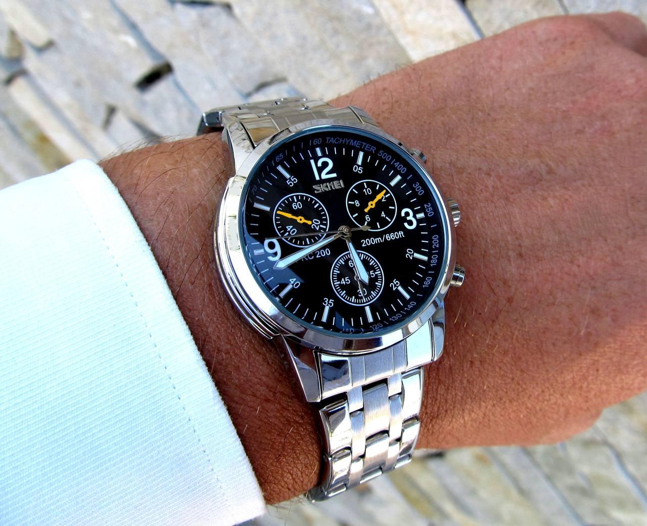 Класичний чоловічий годинник SKMEI 9070 SR626SW