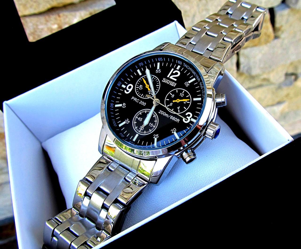 Класичний чоловічий годинник SKMEI 9070 SR626SW
