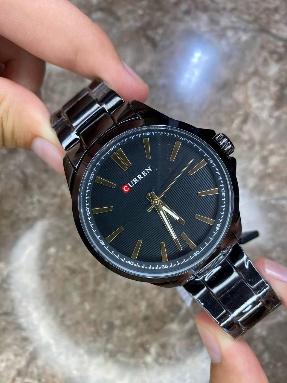 Класичний чоловічий годинник Curren Black Edition