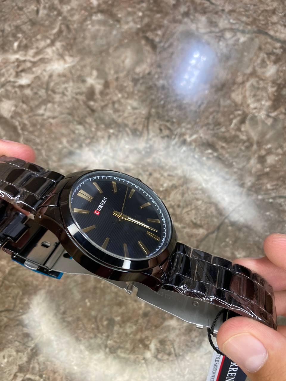 Класичний чоловічий годинник Curren Black Edition