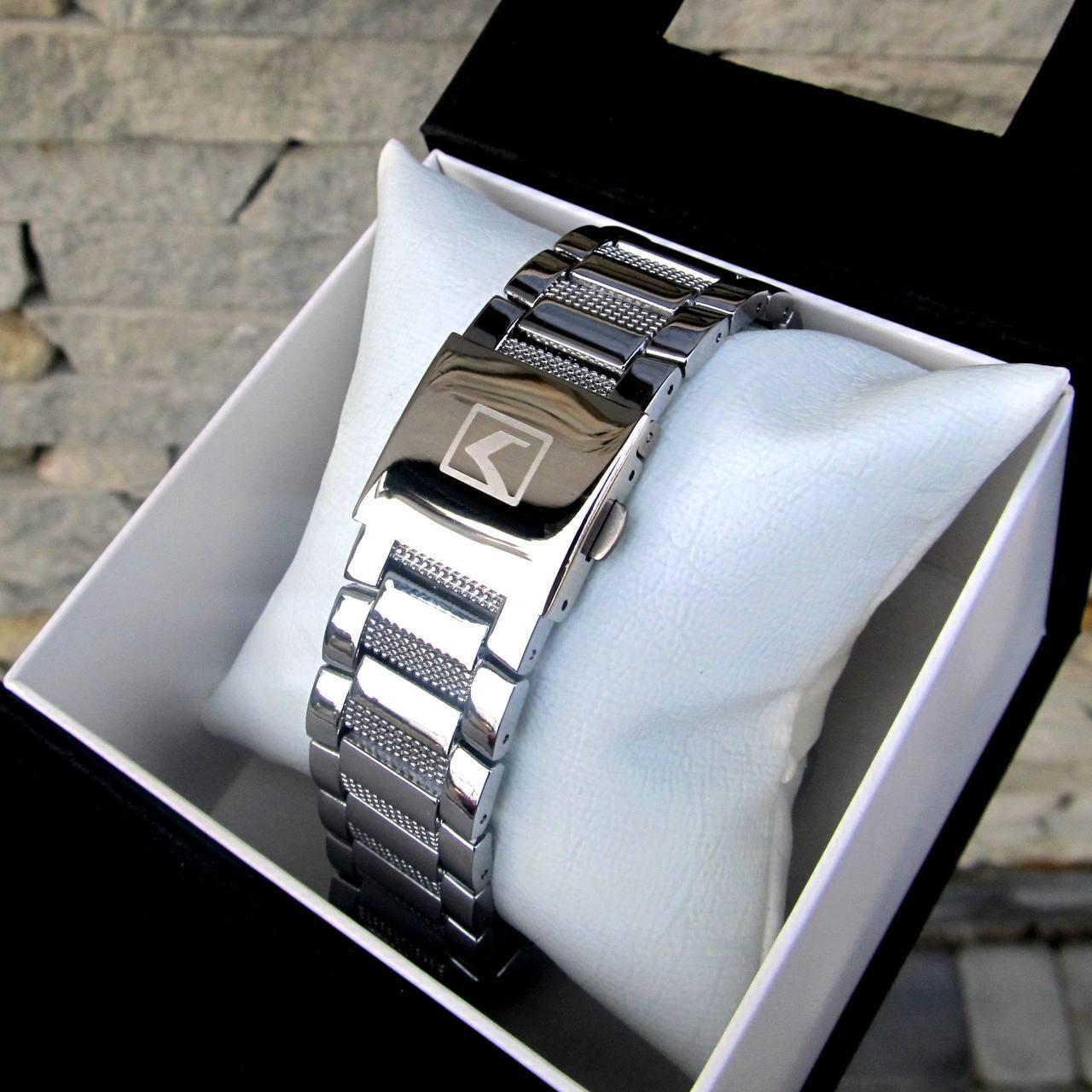 Класичний чоловічий годинник Curren Silver Edition