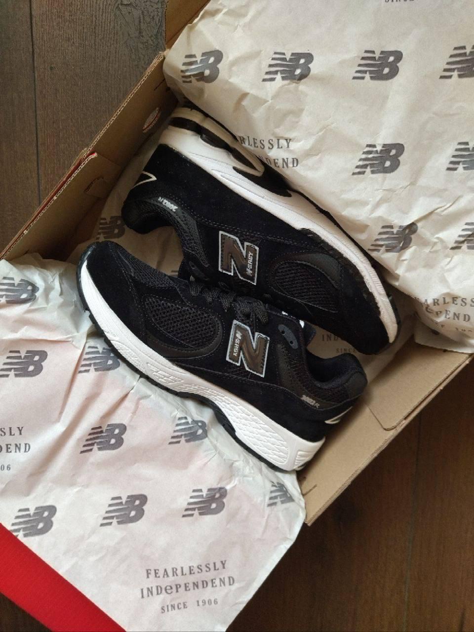 Стильні чоловічі кросівки New Balance 2002r Black White 40-44 41