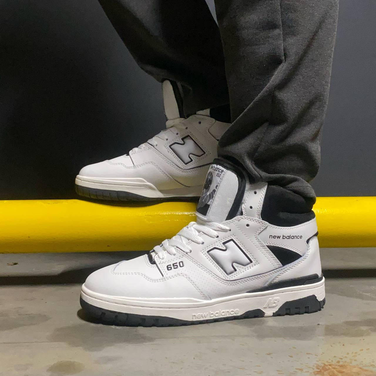 Зимові кросівки New Balance 650 Mid з МЕХОМ 41-45 НАТУРАЛЬНА ШКІРА!!! 45