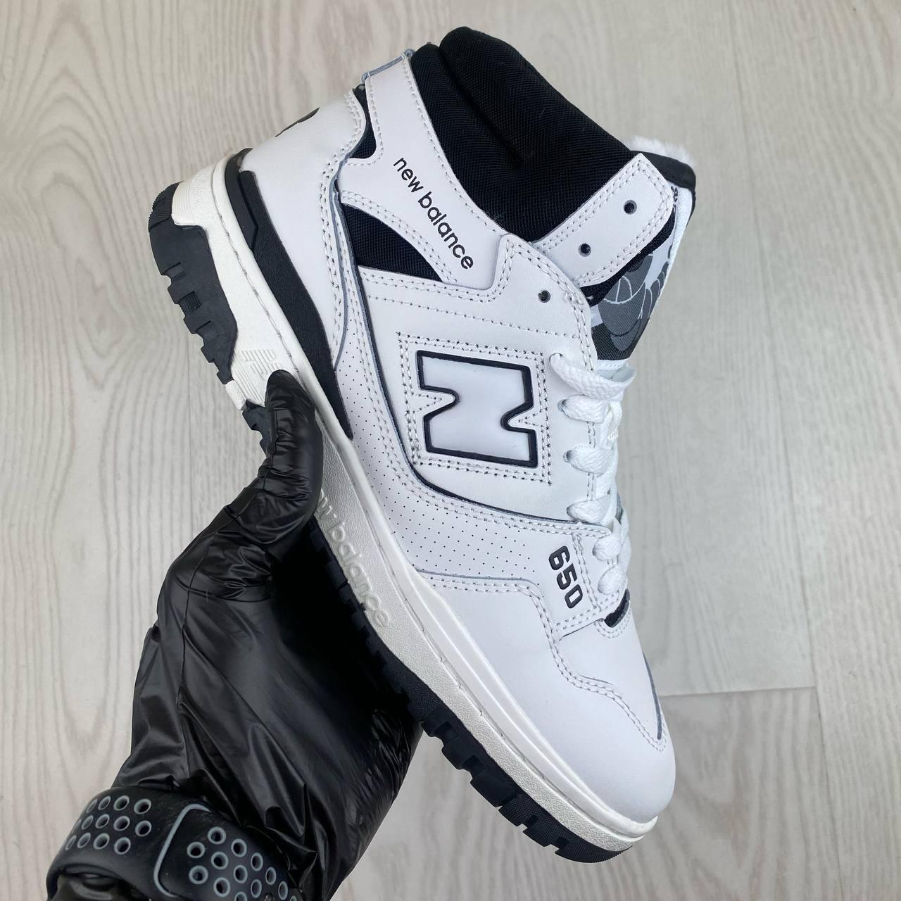 Зимові кросівки New Balance 650 Mid з МЕХОМ 41-45 НАТУРАЛЬНА ШКІРА!!! 45