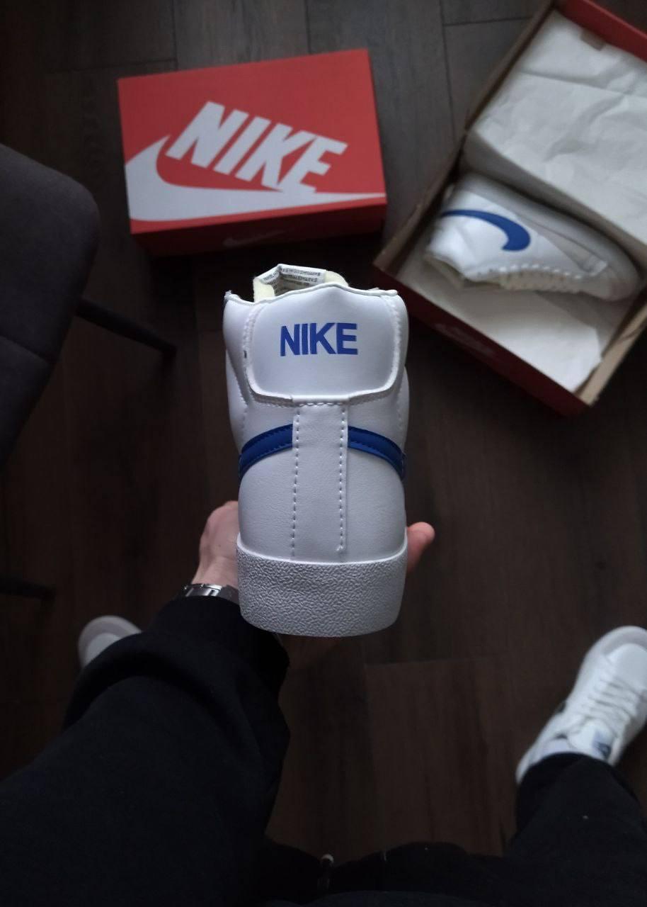 Стильні кросівки Nike Blazer Mid 77 White Blue 41-45 42