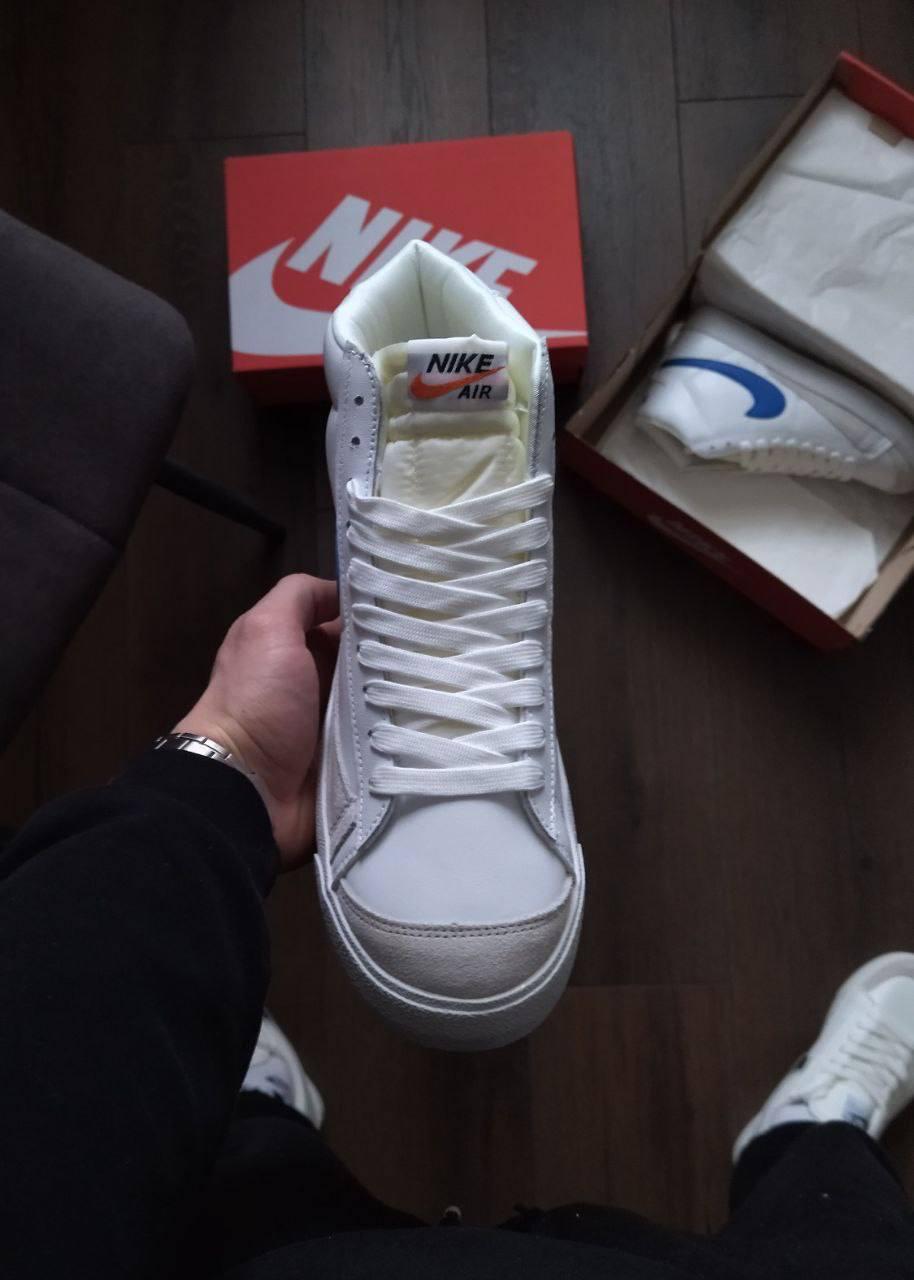 Стильні кросівки Nike Blazer Mid 77 White Blue 41-45 42