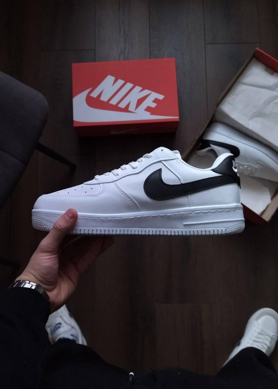 Білі чоловічі кросівки Nike Air Force 1 White 44-46