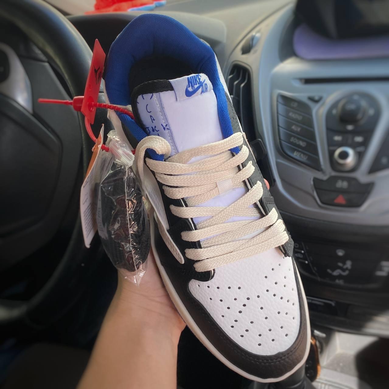 Стильні чоловічі кросівки Nike Air Jordan 1 Low Travis Scott X Fragment 40-44 41