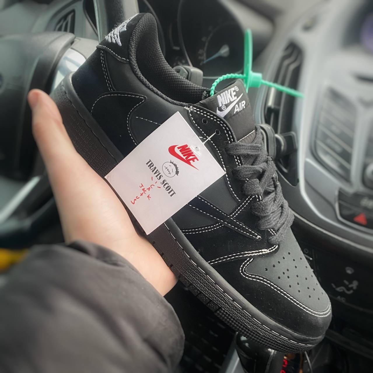 Чорні чоловічі кросівки Nike Travis Scott Black Phantom 40-44 42