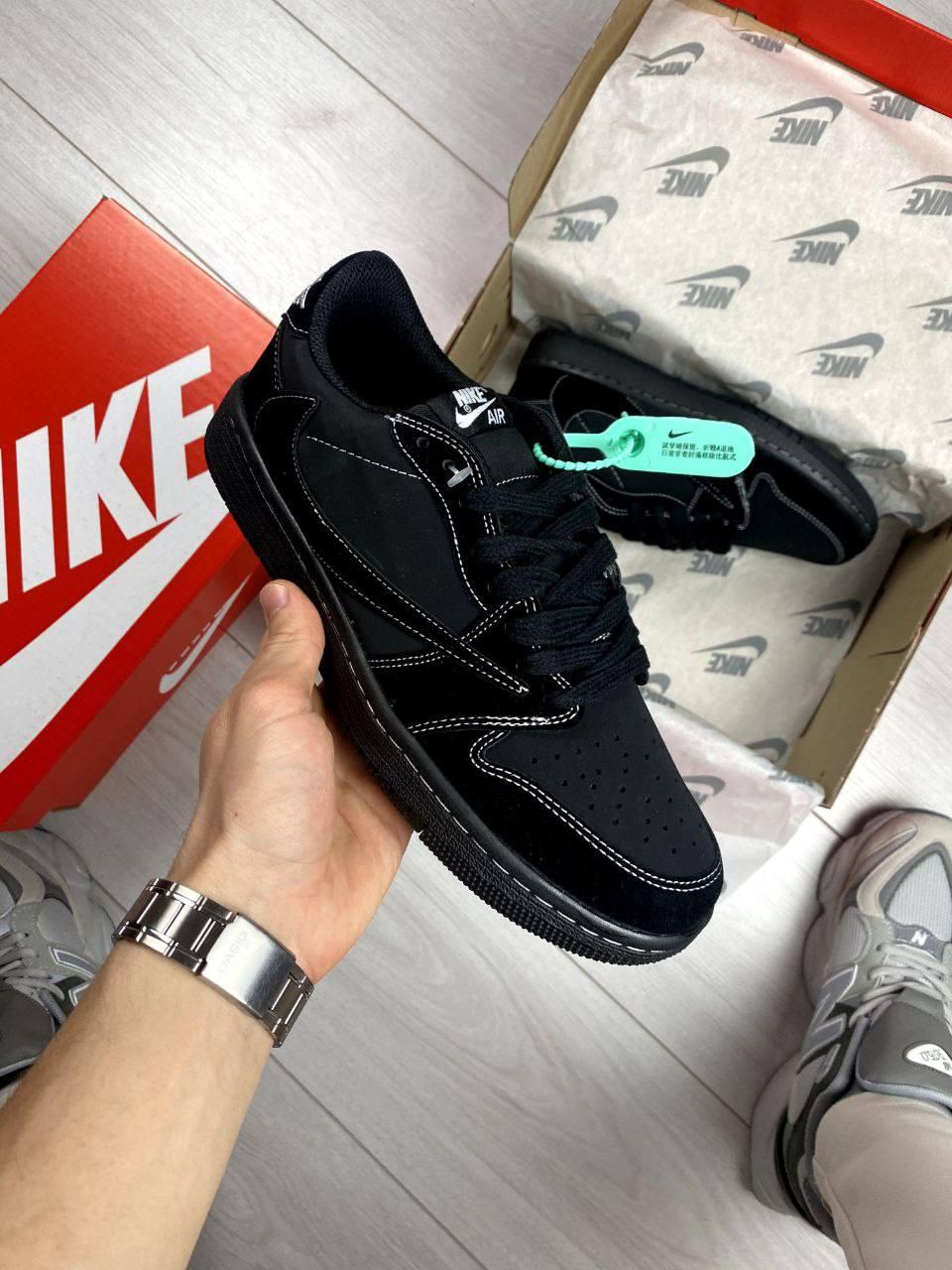 Чорні чоловічі кросівки Nike Travis Scott Black Phantom 40-44 42