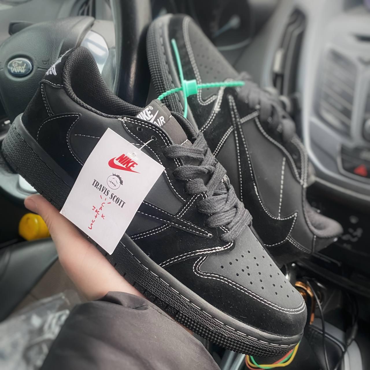Чорні чоловічі кросівки Nike Travis Scott Black Phantom 40-44 42