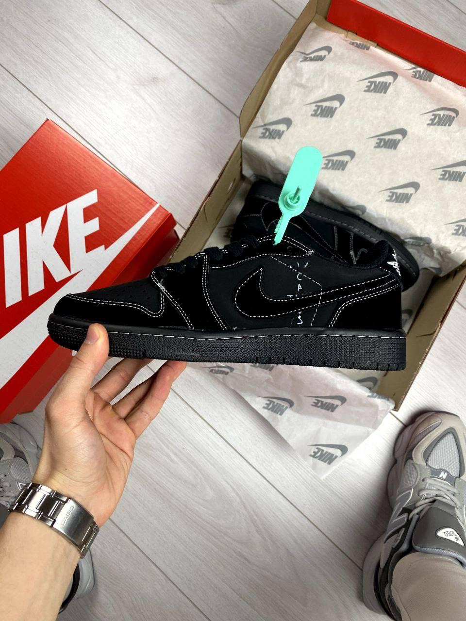 Чорні чоловічі кросівки Nike Travis Scott Black Phantom 40-44 42