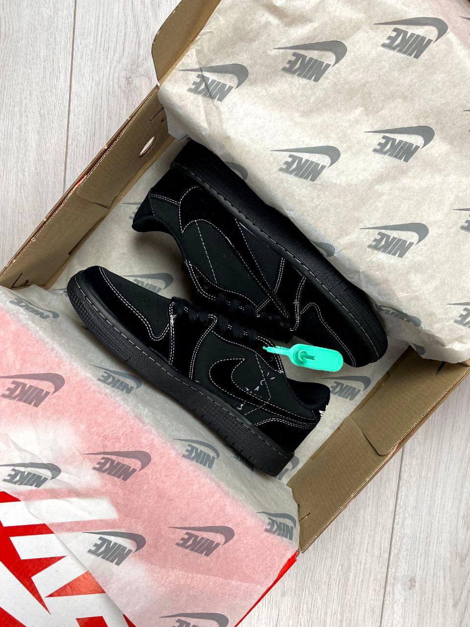 Чорні чоловічі кросівки Nike Travis Scott Black Phantom 40-44 42