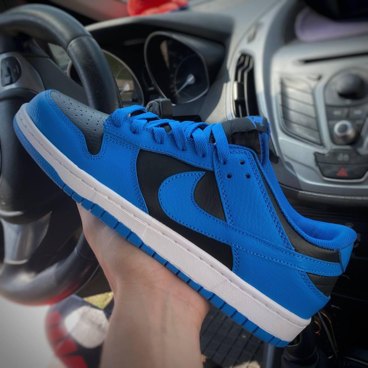 Блакитні чоловічі кросівки Nike Dunk Low Retro Blue 41-46 44
