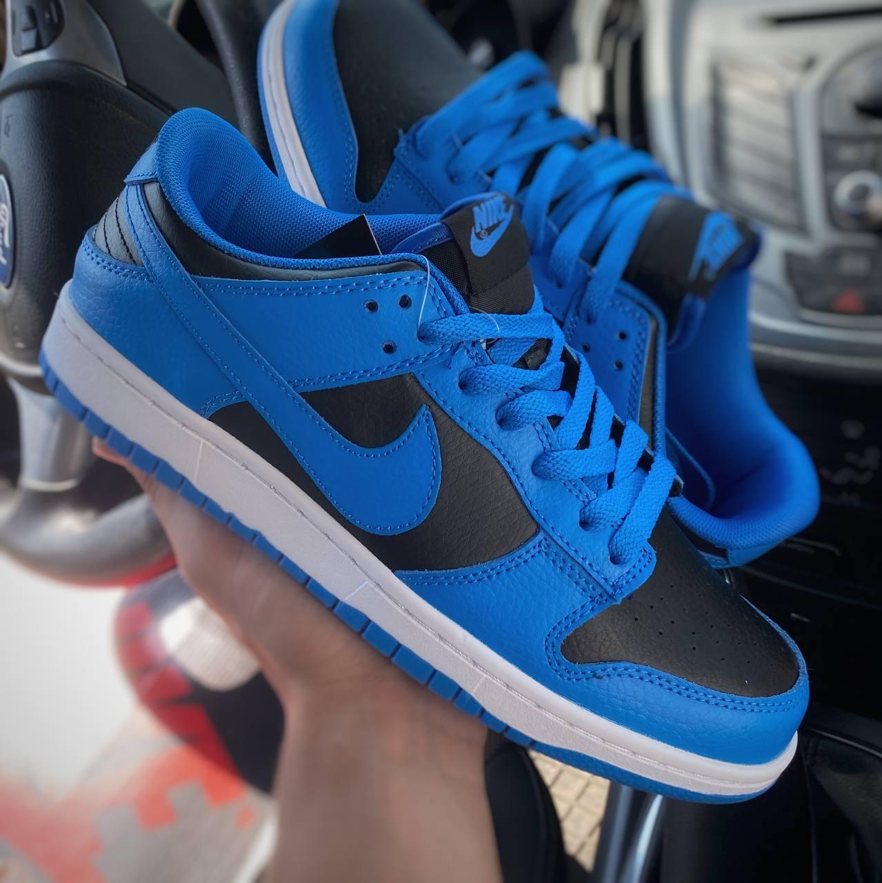 Блакитні чоловічі кросівки Nike Dunk Low Retro Blue 41-46 44