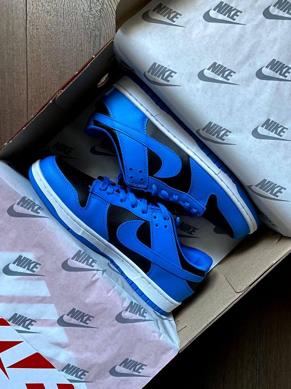 Блакитні чоловічі кросівки Nike Dunk Low Retro Blue 41-46 44