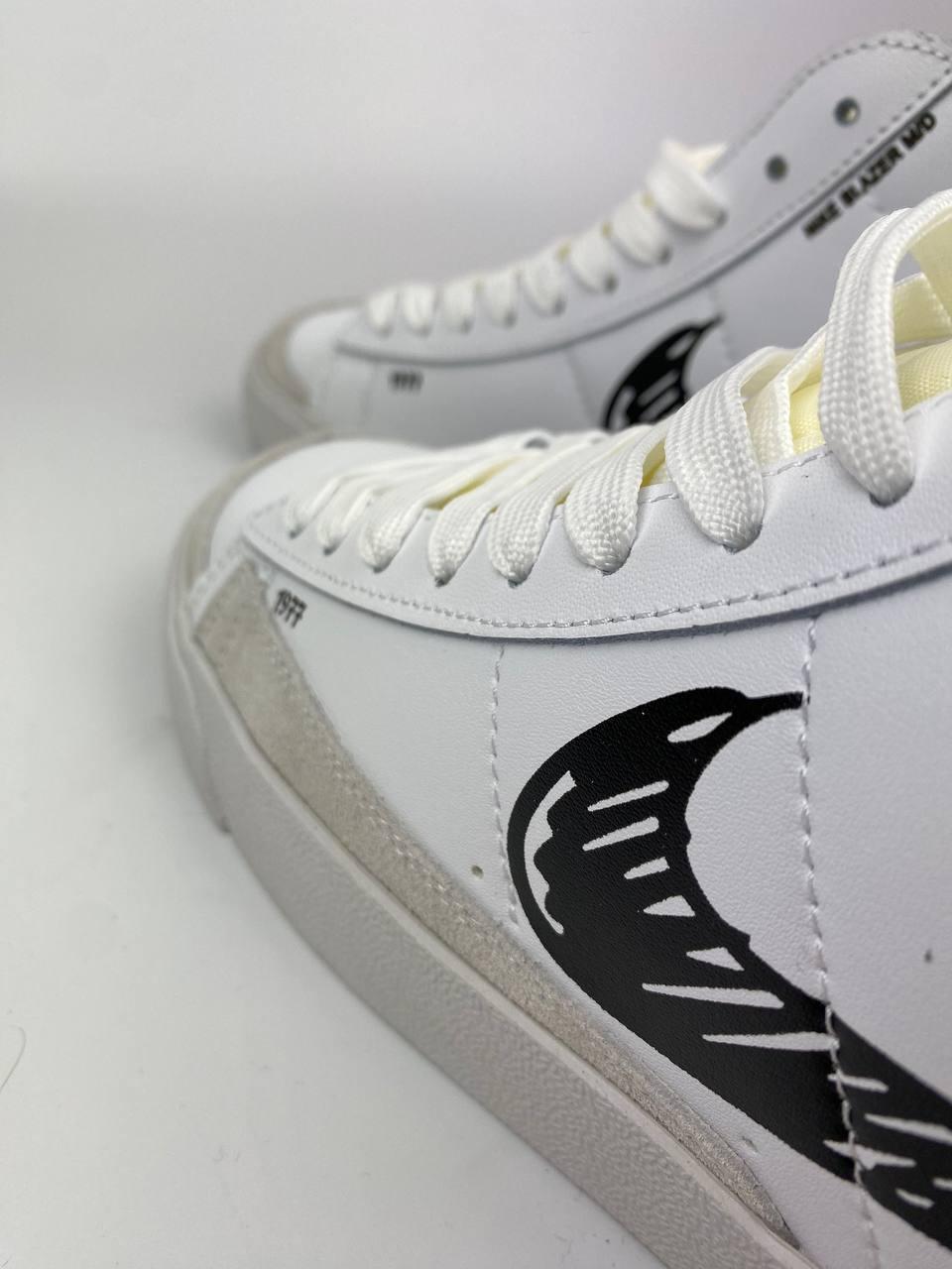 Чоловічі білі кросівки Nike Blazer Mid Vintage 77 White 41-45
