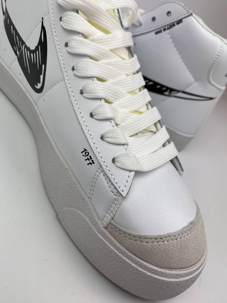 Чоловічі білі кросівки Nike Blazer Mid Vintage 77 White 41-45